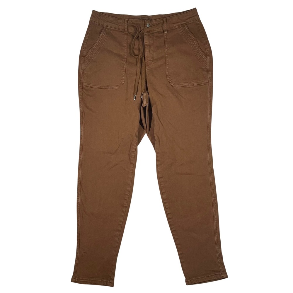 Judy Blue Garment Dyed I've Got Plans Camel Jogger Womens 18W High Waist Stretch